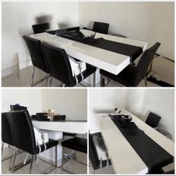 Dinning Table And 6 Chairs
