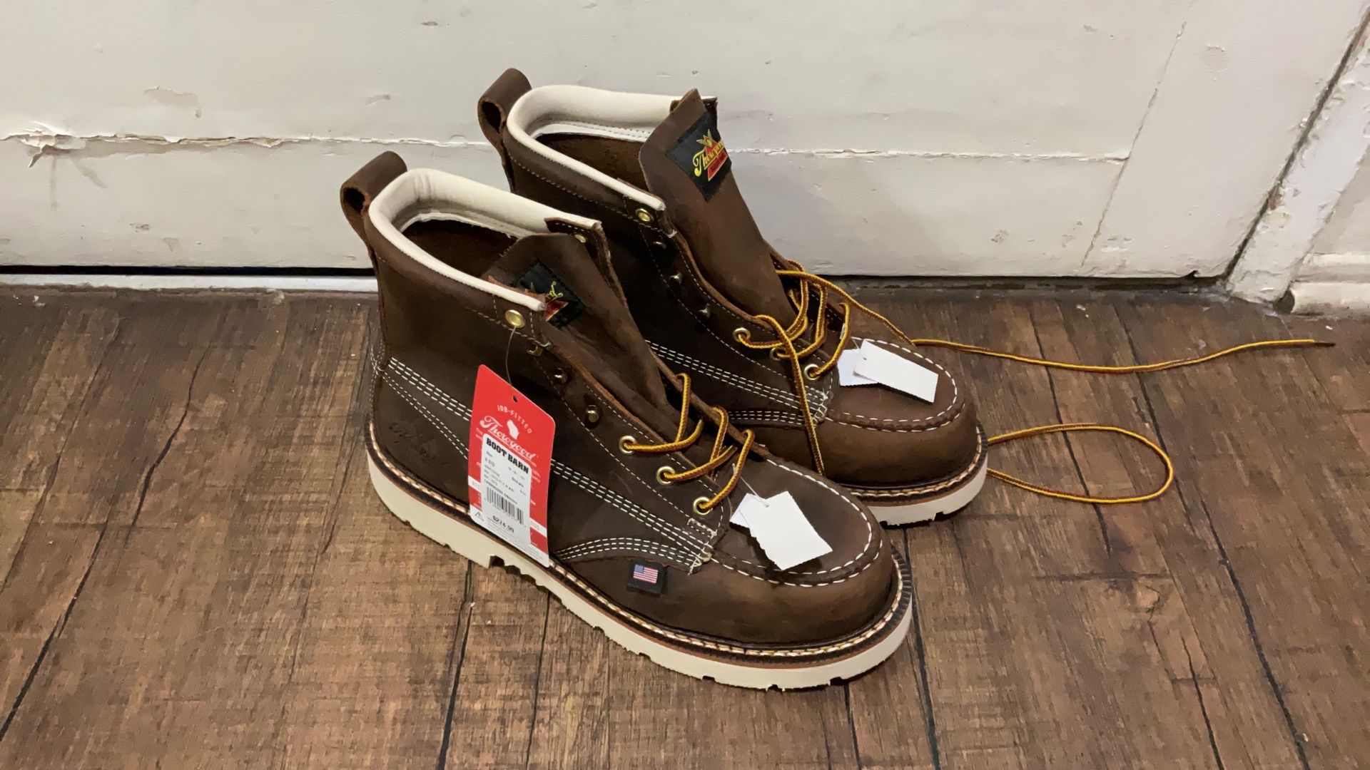 Thorogood Steel Toe Work Boots Men Size 8