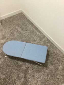 Compact Ironing Board Table Top Portable Foldable w/ iron rest 30”x12”