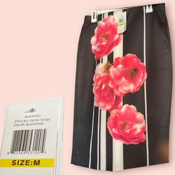 Medium Floral Pencil Skirt New With Tags 