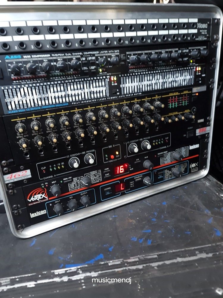 Rack of equipment LOT Sold all together