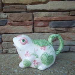 Vintage Fitz & Floyd Frog Collection Teapot/Lid 