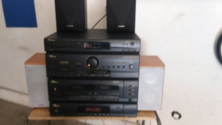 Curtis Mathes 100w Integrated amp CD Dual Cassette Tuner Stereo System