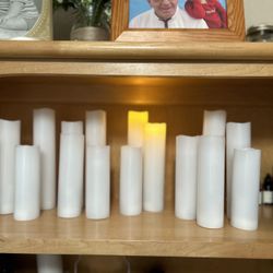 Wedding Decor Flameless LED Wax Candles 