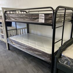 Metal Twin Bunk Bed 