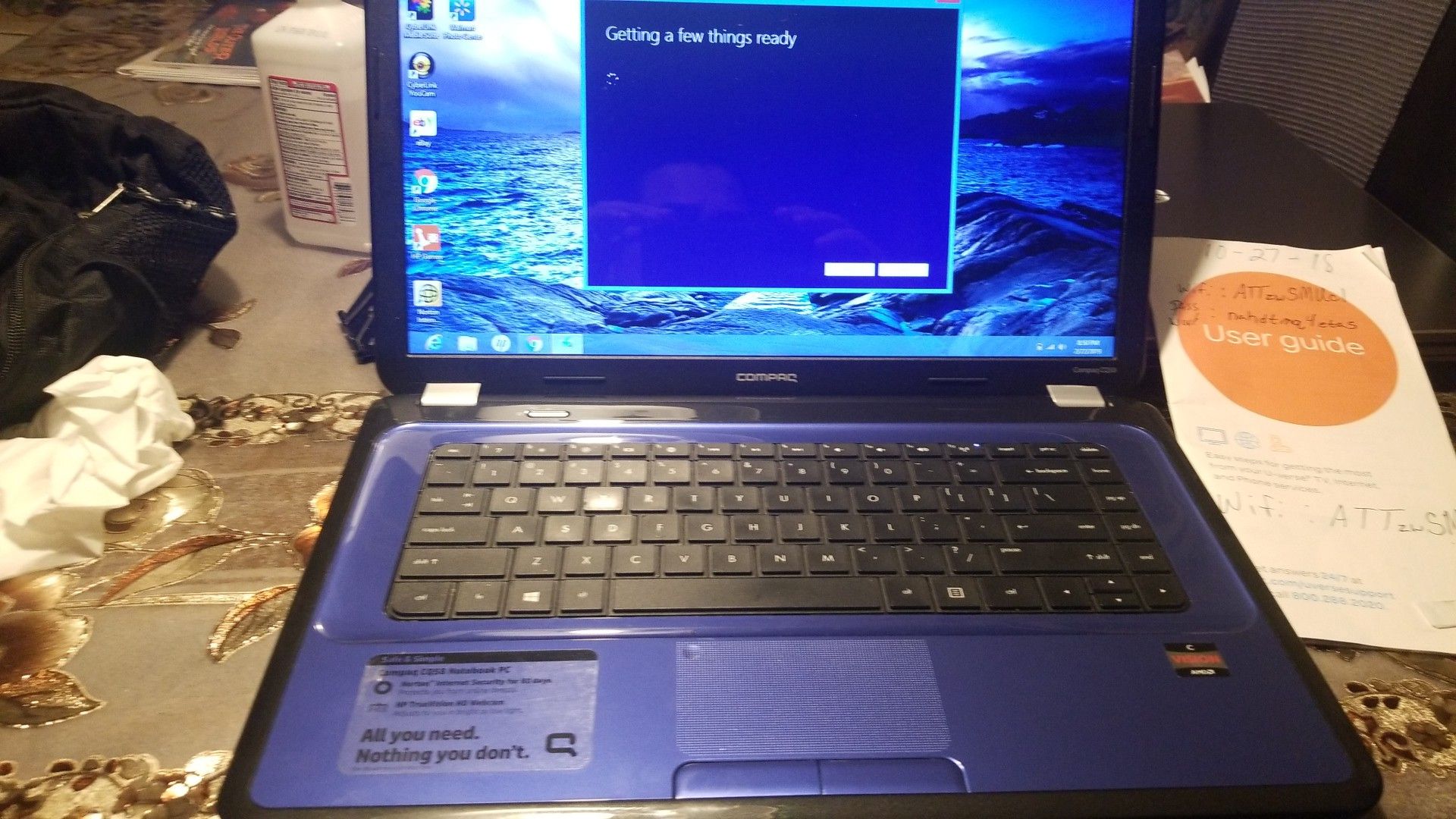 Compaq cq58 notebook pc