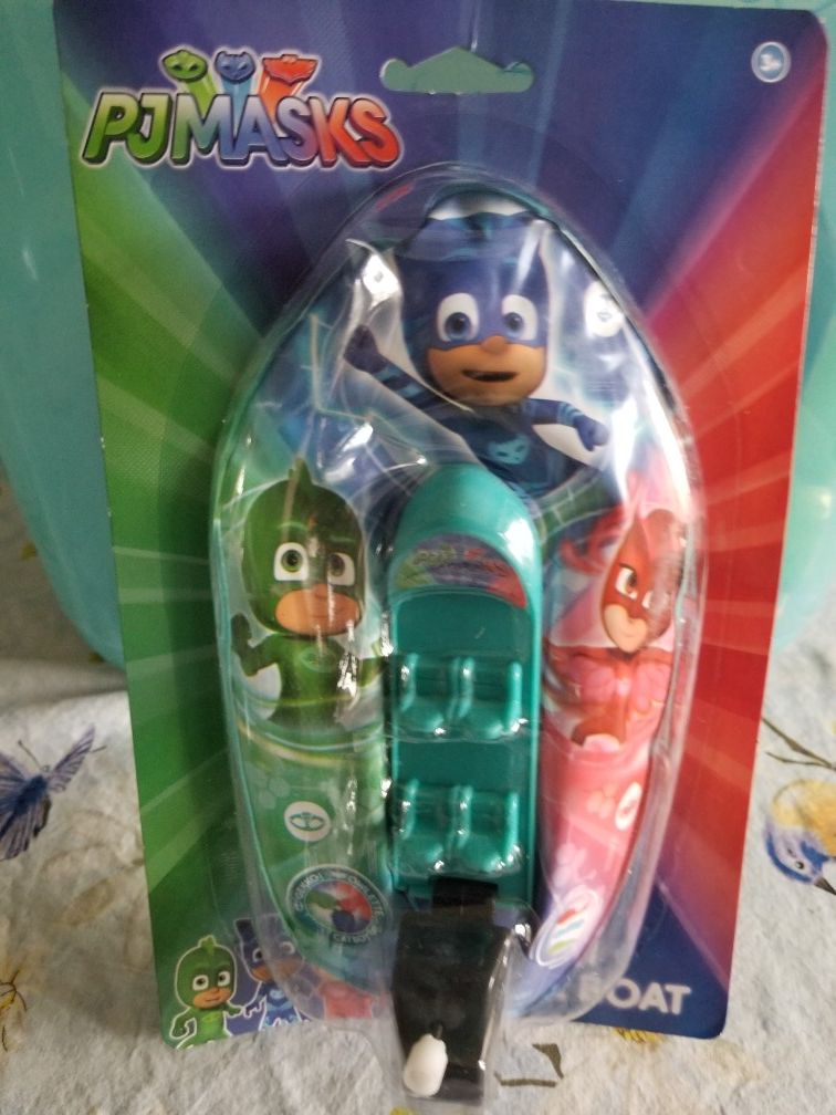 Pj masks wind up motor boat