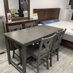 MODERN NEW MIRANDA DINING SET ON SALE ONLY $399. IN STOCK SAME DAY DELIVERY 🚚  EASY FINANCING 