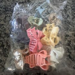 Small Bow Claw Clips Bundle