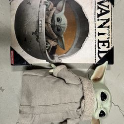 Star Wars Baby Yoda “The Child” Canvas Art And Doll