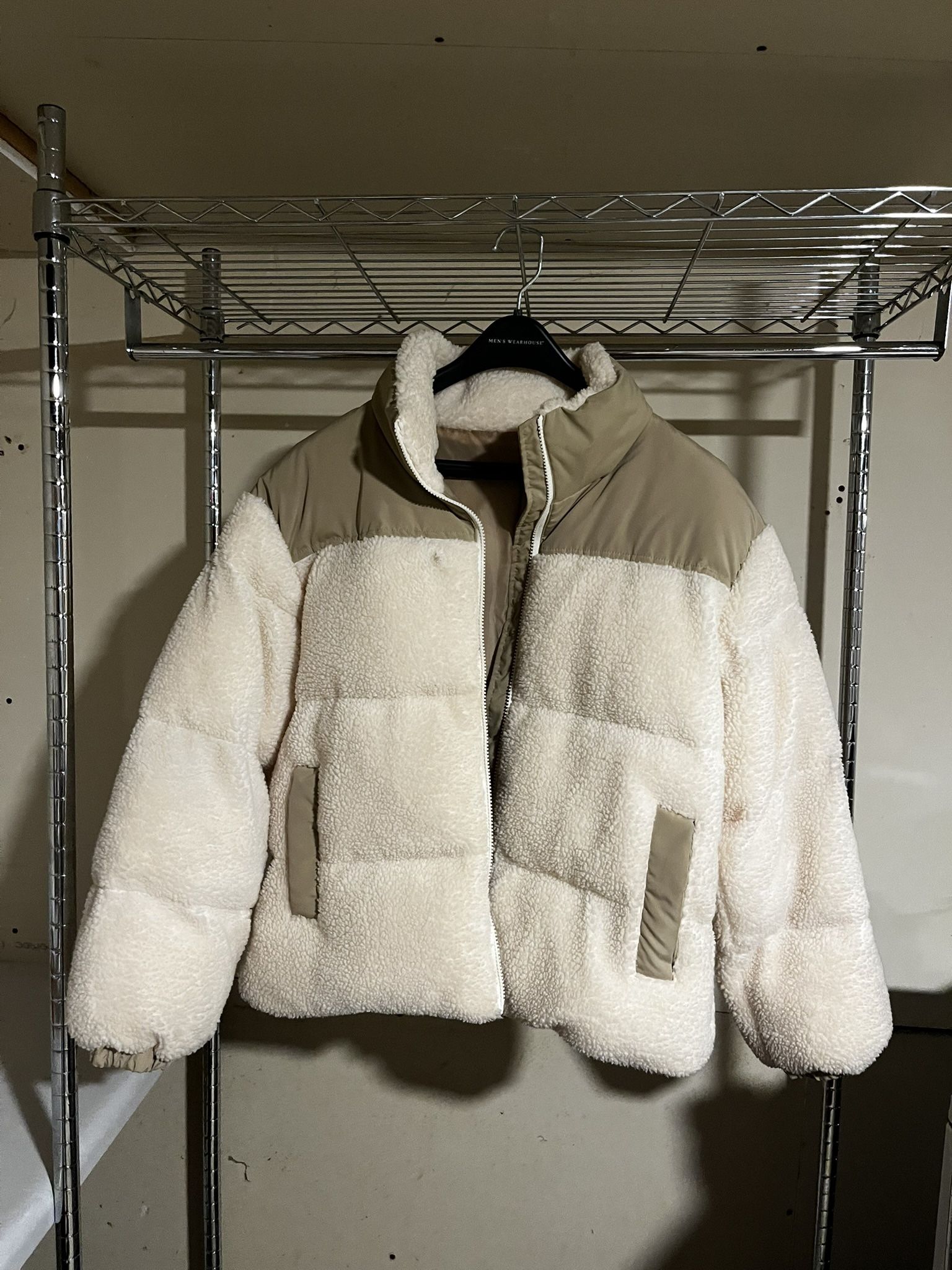 Sherpa Puffer Jacket 