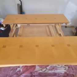 Wood Expandable Table