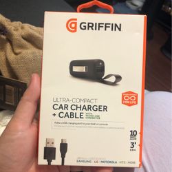 Griffin Ultra Compact Car Charger +cable