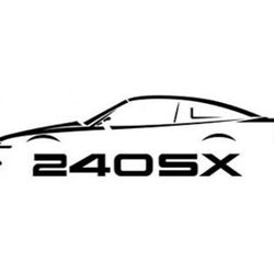 Nissan 240SX Decal Sticker 7" x 1" Each (Set of 2)