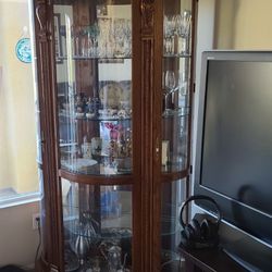 Corner Curio Cabinet