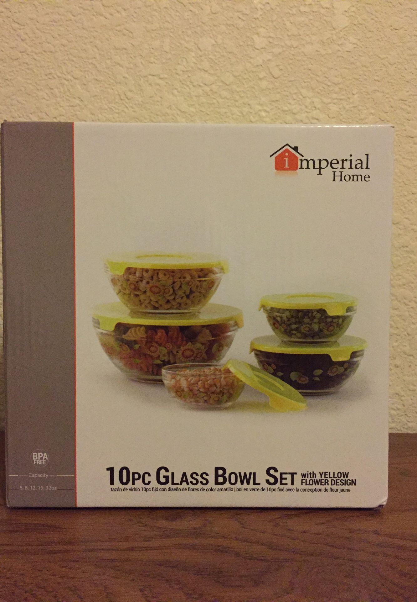 Glass Bowl set 10pc