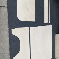 Sprinter 144 Paneling Kit. Walls, Ceiling, Doors 