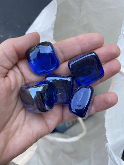 Blue Iridescent Stones