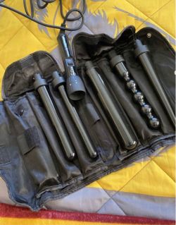 Curling Wand Set with Multiple Barrel Attachments