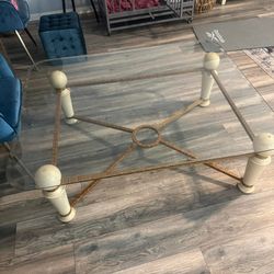 Large square coffee table