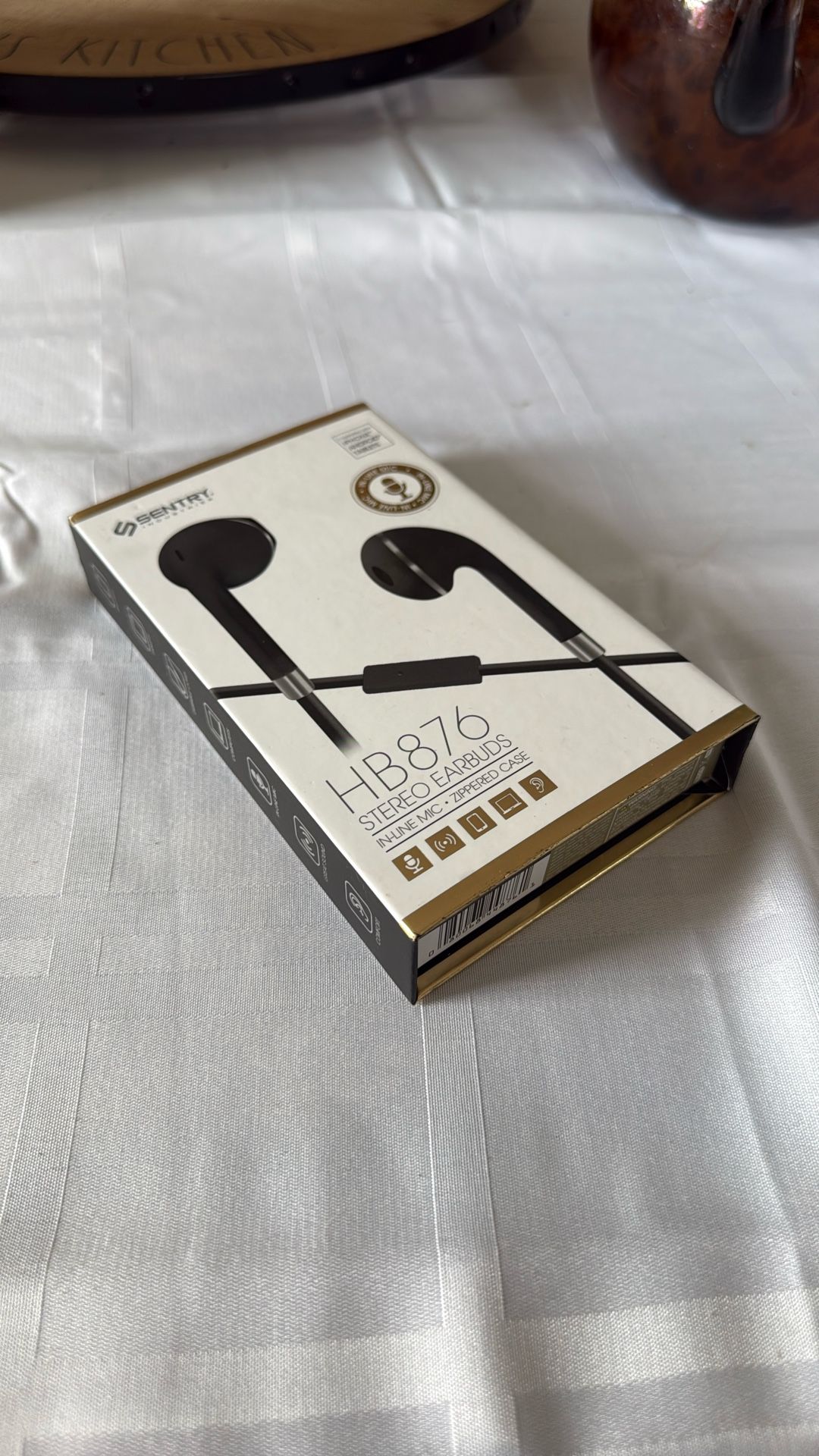 Sentry HB876 Stereo Earbuds $20 MSRP Only$10 NEW In Box!