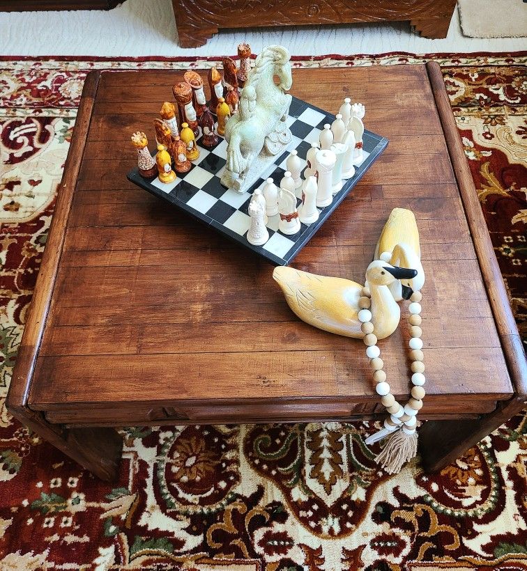 Solid Wood Sqaue Coffee Table 30 X 30 X21 h Inches