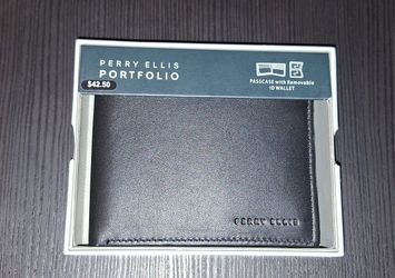 Perry Ellis Portfolio Leather Wallet