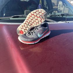 Blue And Grey Nike Free 5.0 Running Shoes 