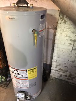 Hot water heater gas
