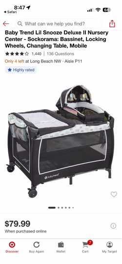 Baby Trend Lil Snooze Deluxe II