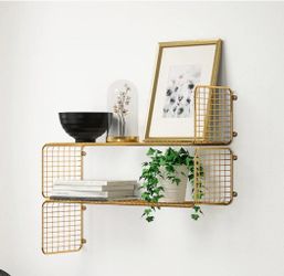 IKEA SVENSHULT Wall Shelf Gold