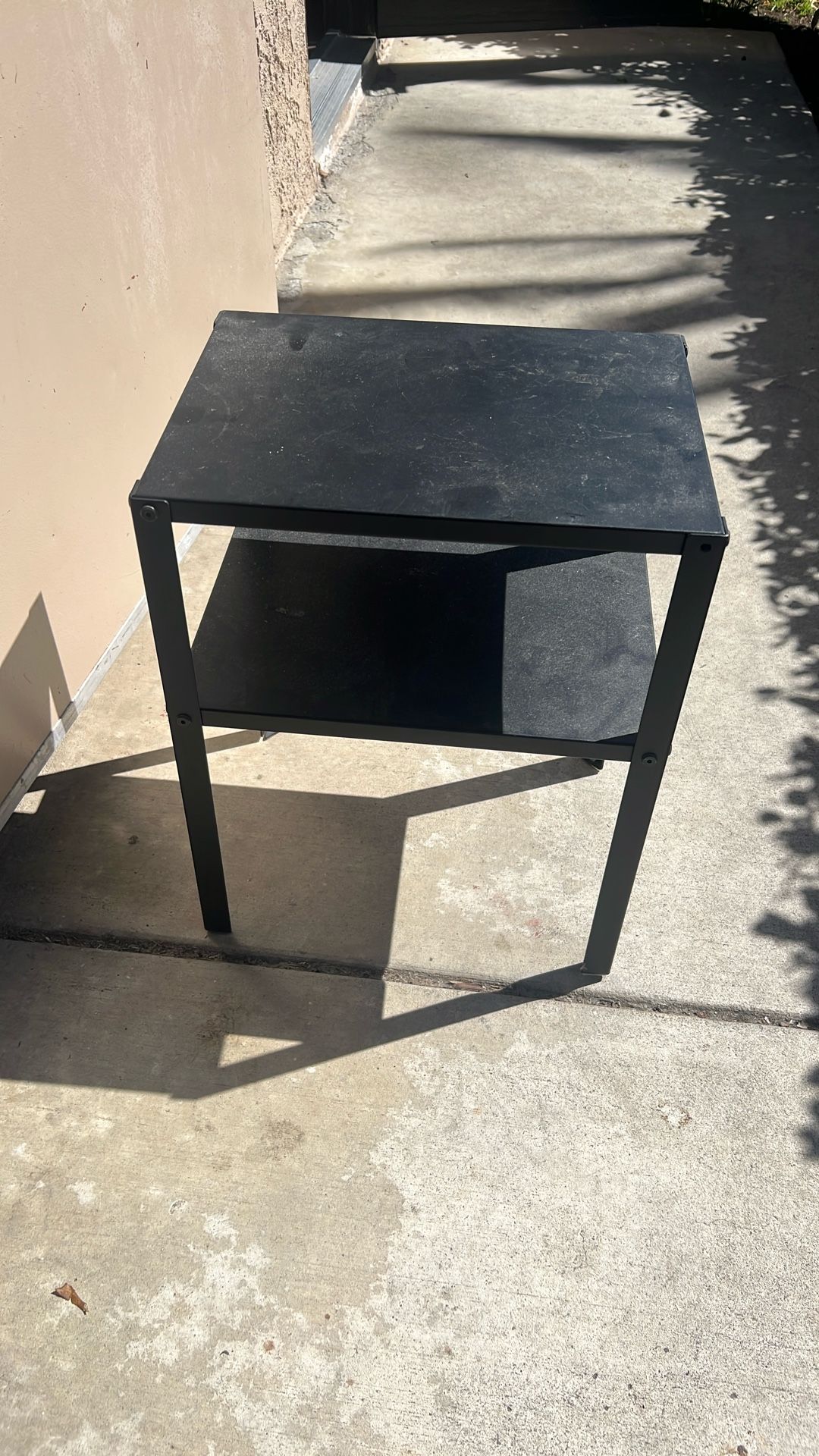 Black Metal Table