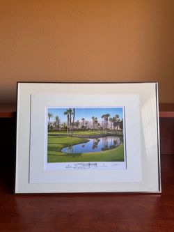 Graeme Baxter Kraft Nabisco Championship Mission Hills Country Club 14th Hole Golf Print Framed