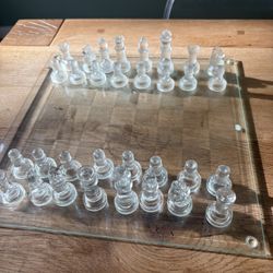 Glass Chess Set