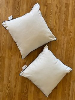 New Sunbrella Outdoor Pillows 20x20 Set of 2