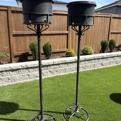 Large Flower Basket Plant Stands