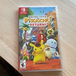 Nintendo Switch Detective Pikachu Returns Unopened