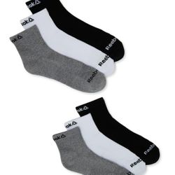 Brand: Reebok Color: Multi (black, Grey, White)  Size: 6-12.5