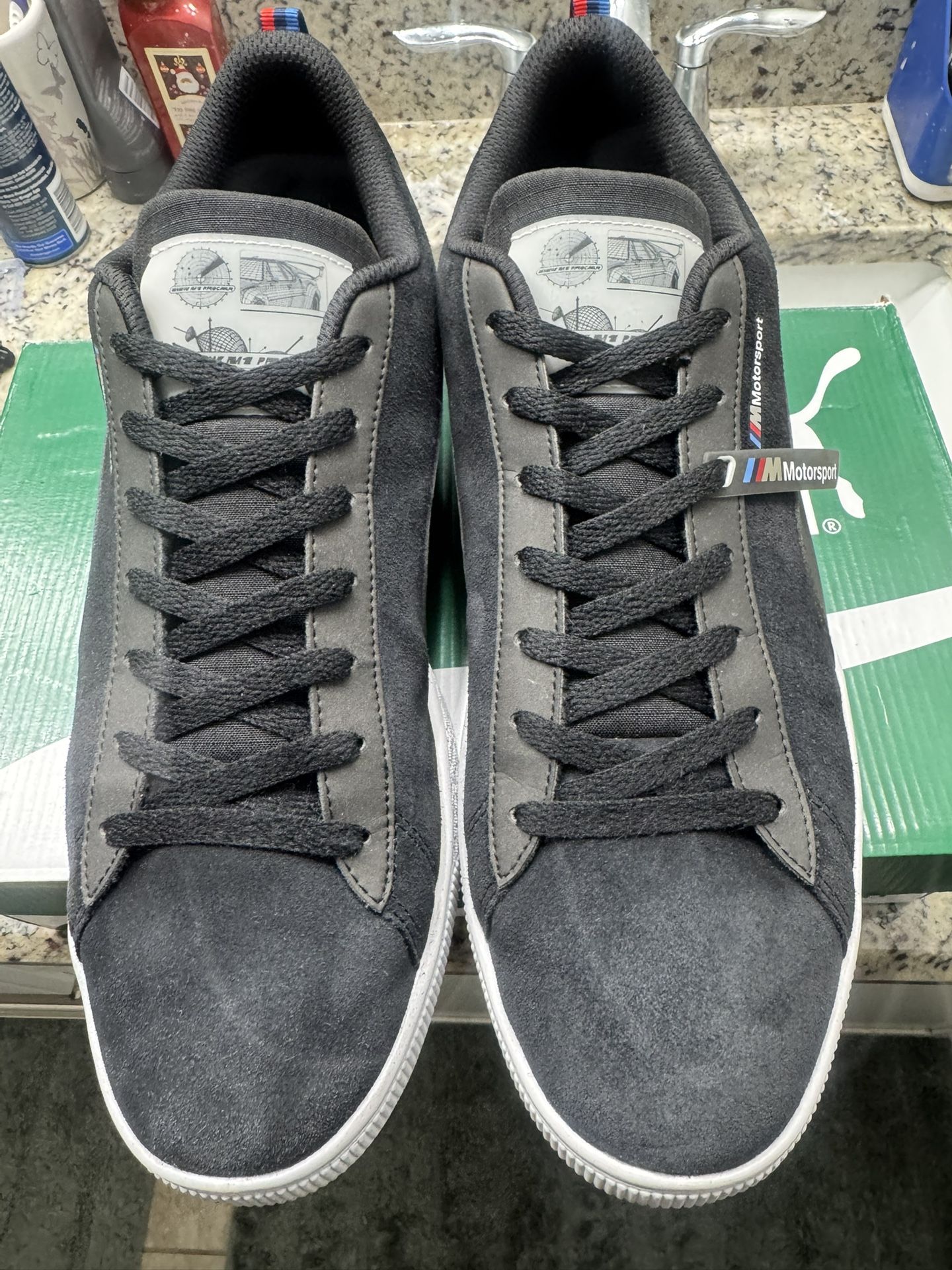 Puma F1 Series Team BMW Suede Sneakers Size 14