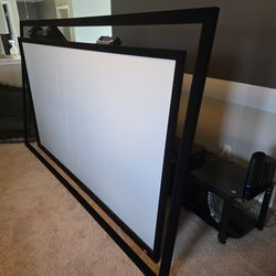 100" clarion movie screen.