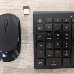 Wireless Mouse And Number Pad