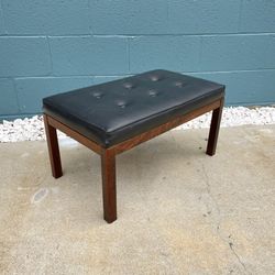 Danish Mid Century Modern Rosewood Ottoman Footstool