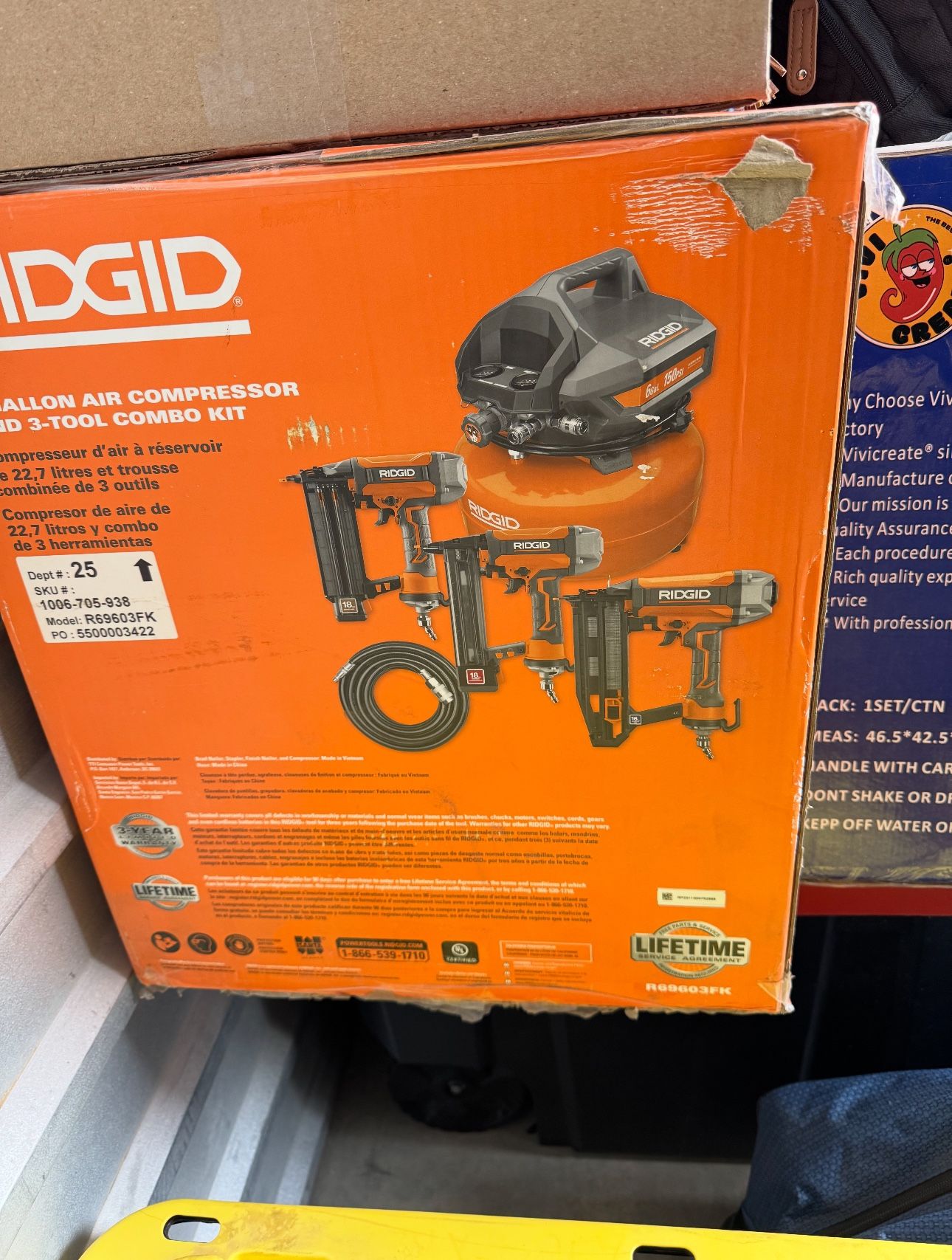 6 gal portable electric pancake air compressor