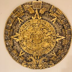 Aztec Calendar Wall Plaque