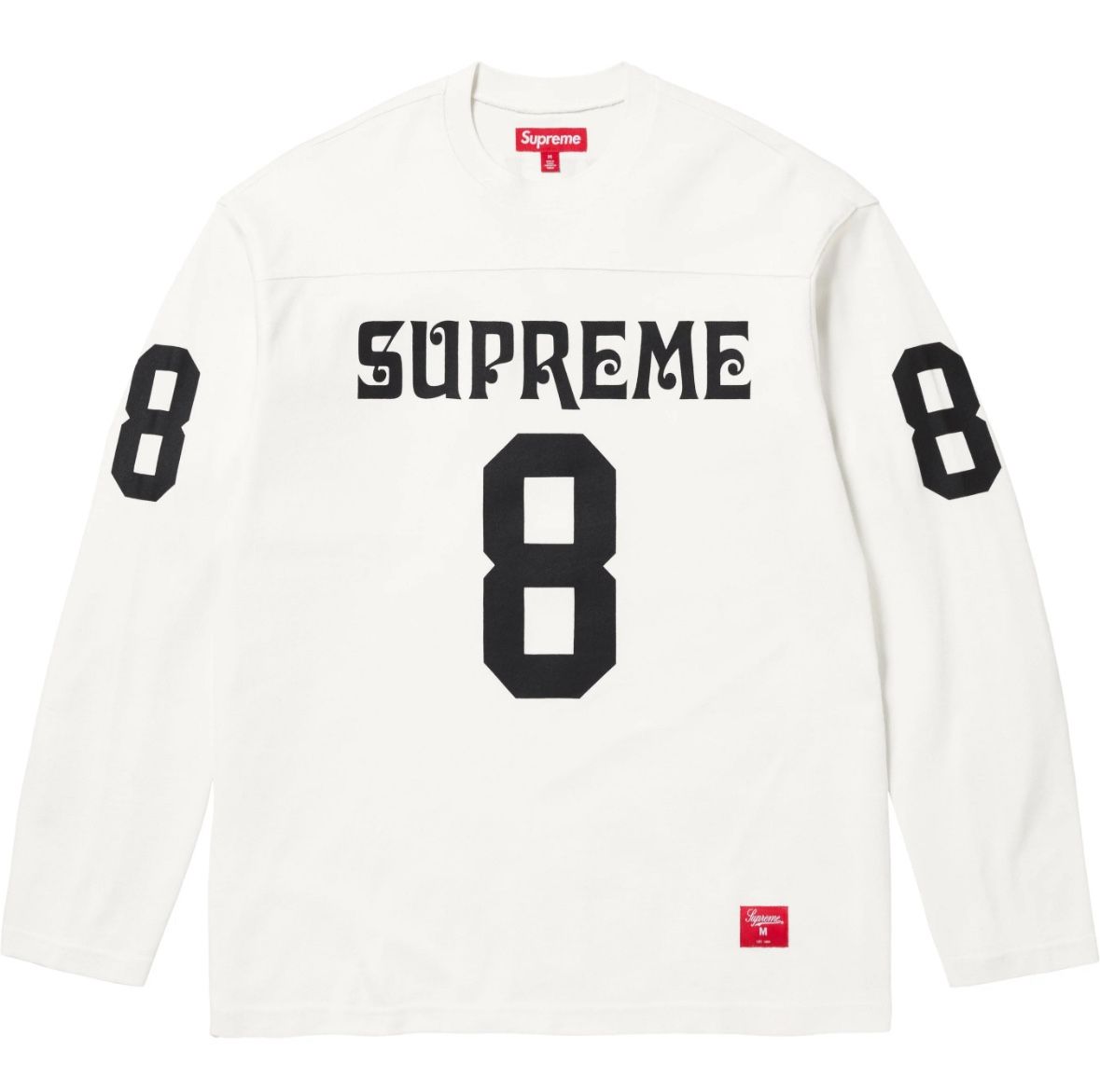 Supreme Affiliated L/S Football Top|Size L
