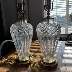 Vintage Waterford Crystal Lamps 