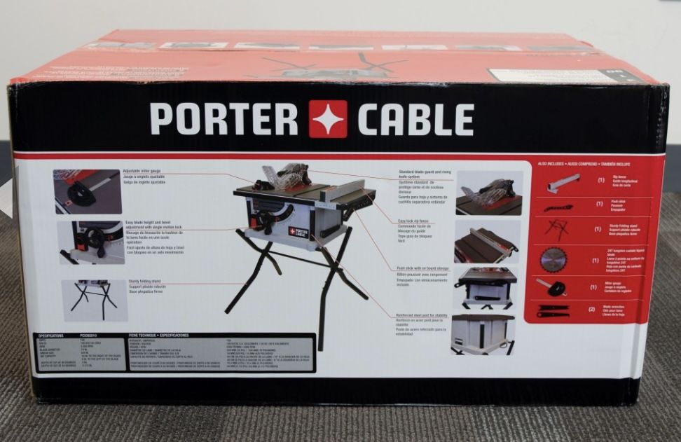 10” Porter Cable Table Saw