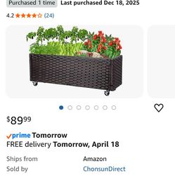 Raised rolling garden