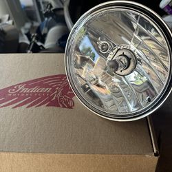INDIAN SCOUT HEADLIGHT, TURN SIGNALS, AND SEAT