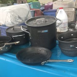 Heavy Duty Pots And Pans Set Everything Goes For $30 Firm